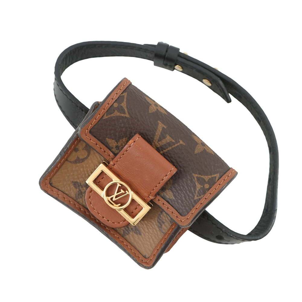 LOUIS VUITTON Brown Monogram Dauphine Pouch